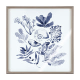 Blake Indigo Shells Framed Printed Acrylic by Sara Berrenson by kateandlaurel - product image 2 for Resin Society