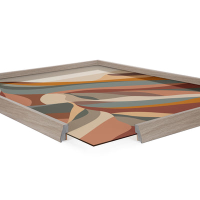 Blake MCM Mountains 1b Framed Printed Glass by kateandlaurel - product image 3 for Resin Society