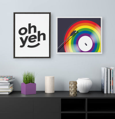 Sylvie Oh Yeh Framed Canvas By Rocket Jack by kateandlaurel - product image 7 for Resin Society