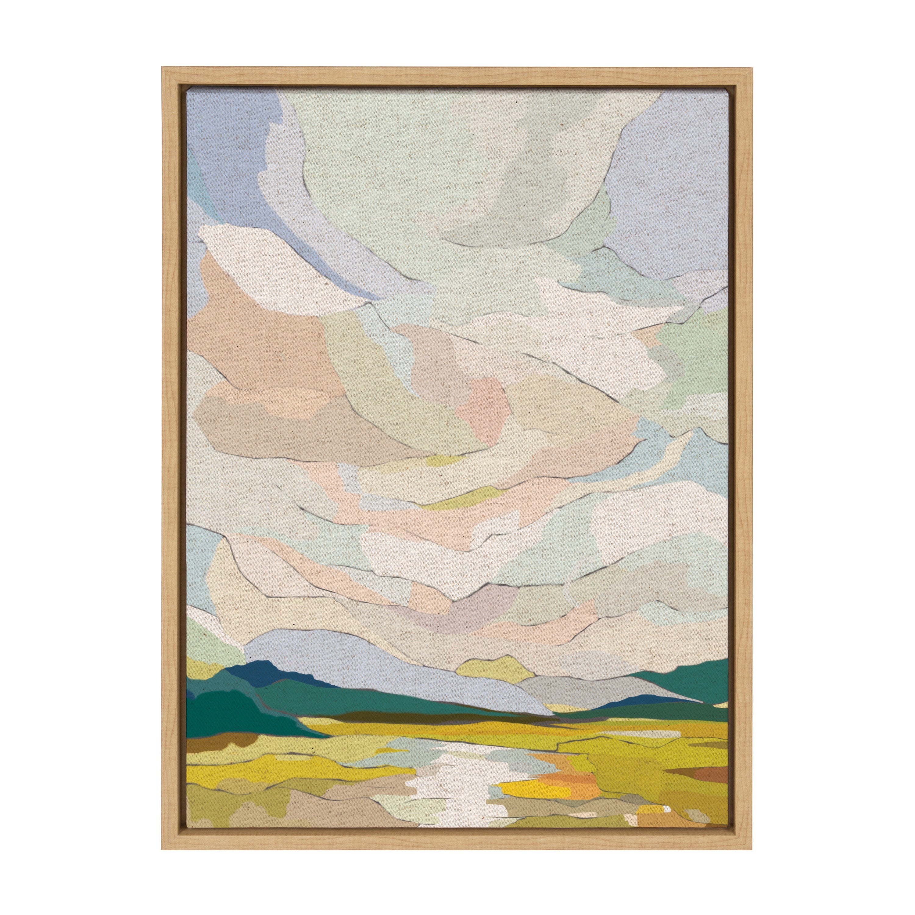 Sylvie Autumn Sky Framed Canvas by Nikita Jariwala