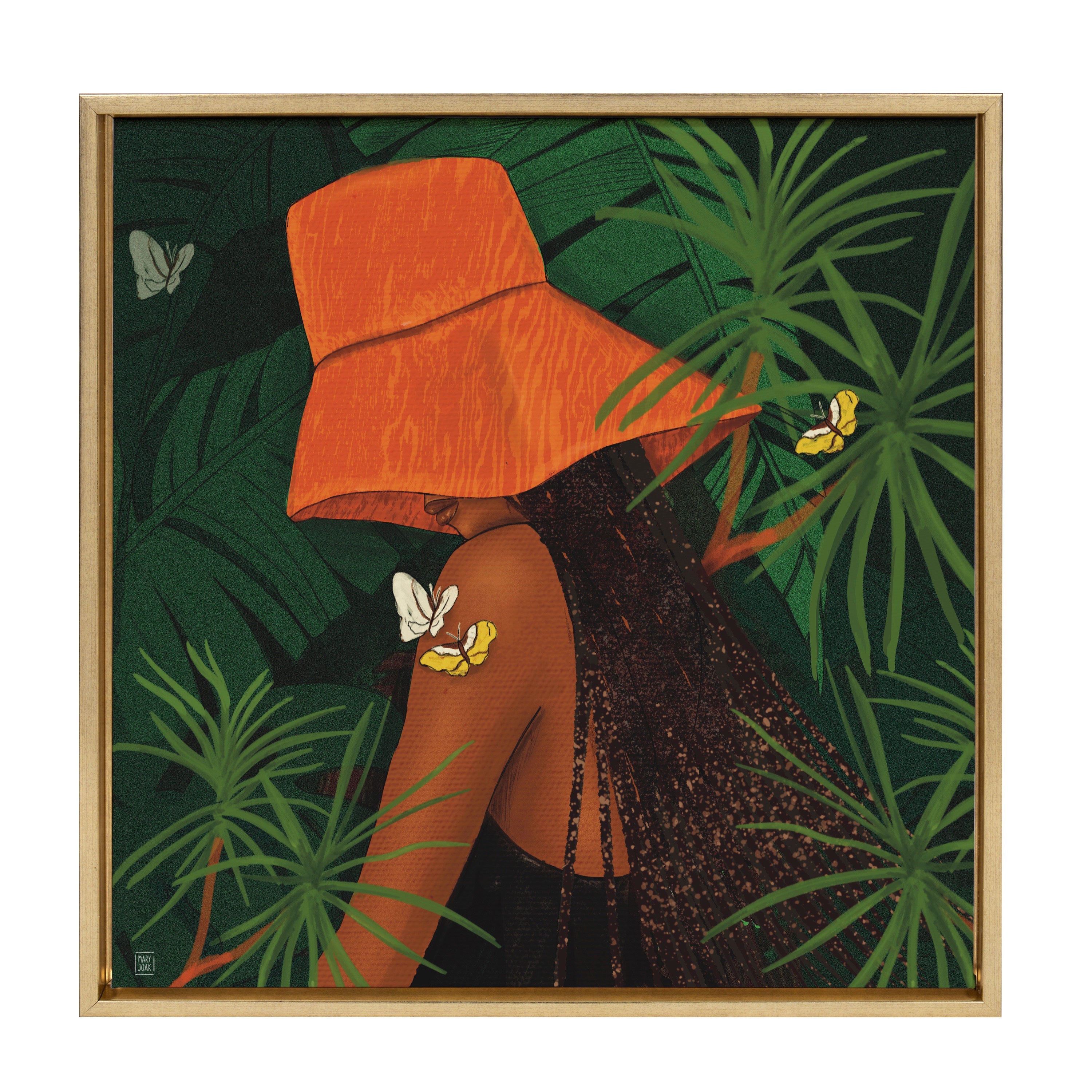Sylvie Tell Me About Hope Framed Canvas by kateandlaurel - product image 7 for Resin Society