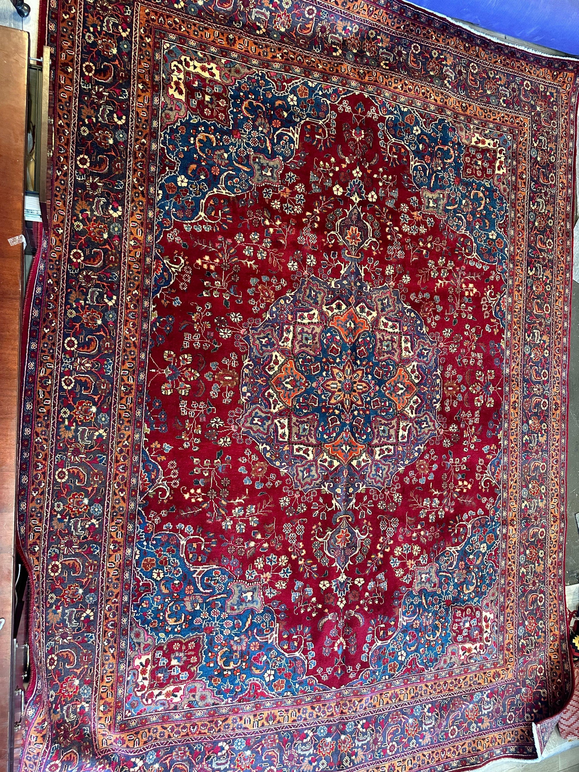 Elegant Hand Knotted Khorasan Area Rug 9’8” x 12’10” by Rugistan - product image 10 for Resin Society