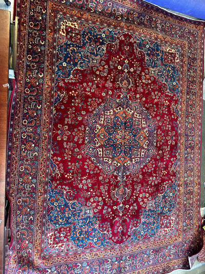 Elegant Hand Knotted Khorasan Area Rug 9’8” x 12’10” by Rugistan - product image 10 for Resin Society