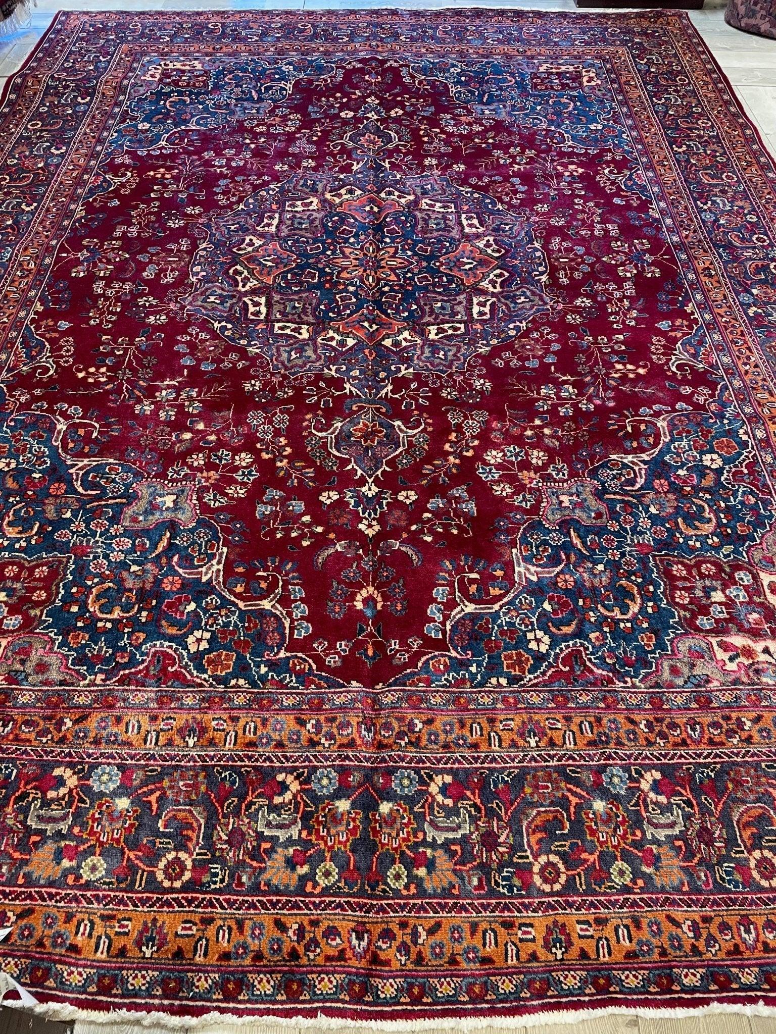 Elegant Hand Knotted Khorasan Area Rug 9’8” x 12’10” by Rugistan - product image 2 for Resin Society