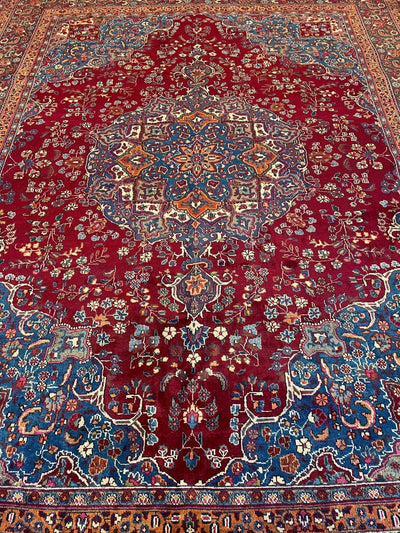 Elegant Hand Knotted Khorasan Area Rug 9’8” x 12’10” by Rugistan - product image 3 for Resin Society