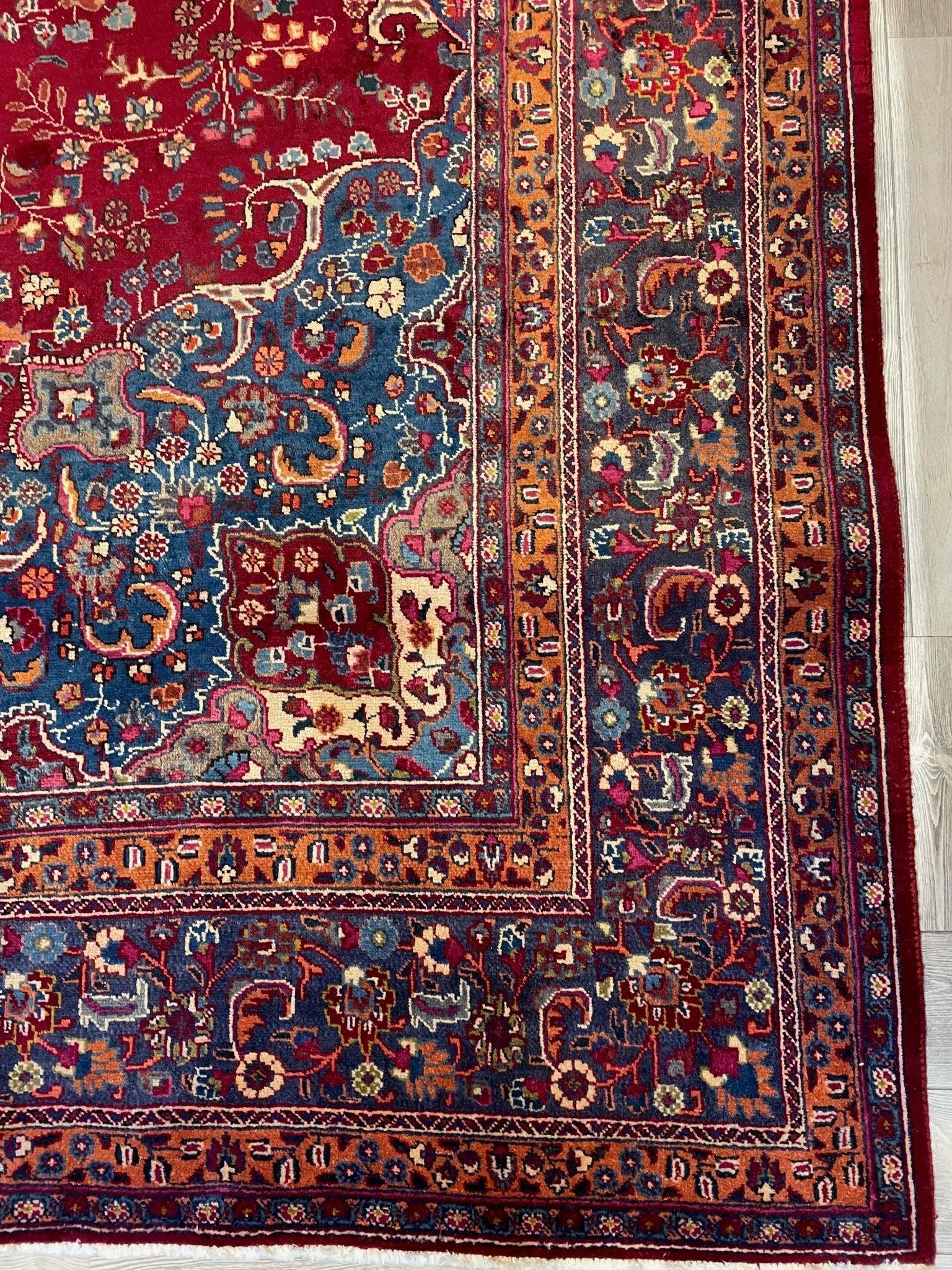 Elegant Hand Knotted Khorasan Area Rug 9’8” x 12’10” by Rugistan - product image 5 for Resin Society