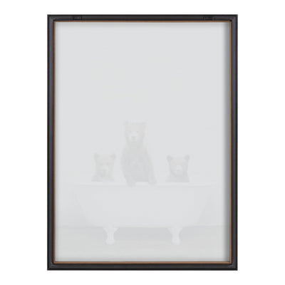 Blake Three Little Bears in Vintage Bathtub Framed Printed Glass by kateandlaurel - product image 4 for Resin Society
