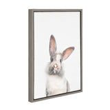 Sylvie Animal Studio Cute Male Rabbit Framed Canvas by kateandlaurel - product image 2 for Resin Society