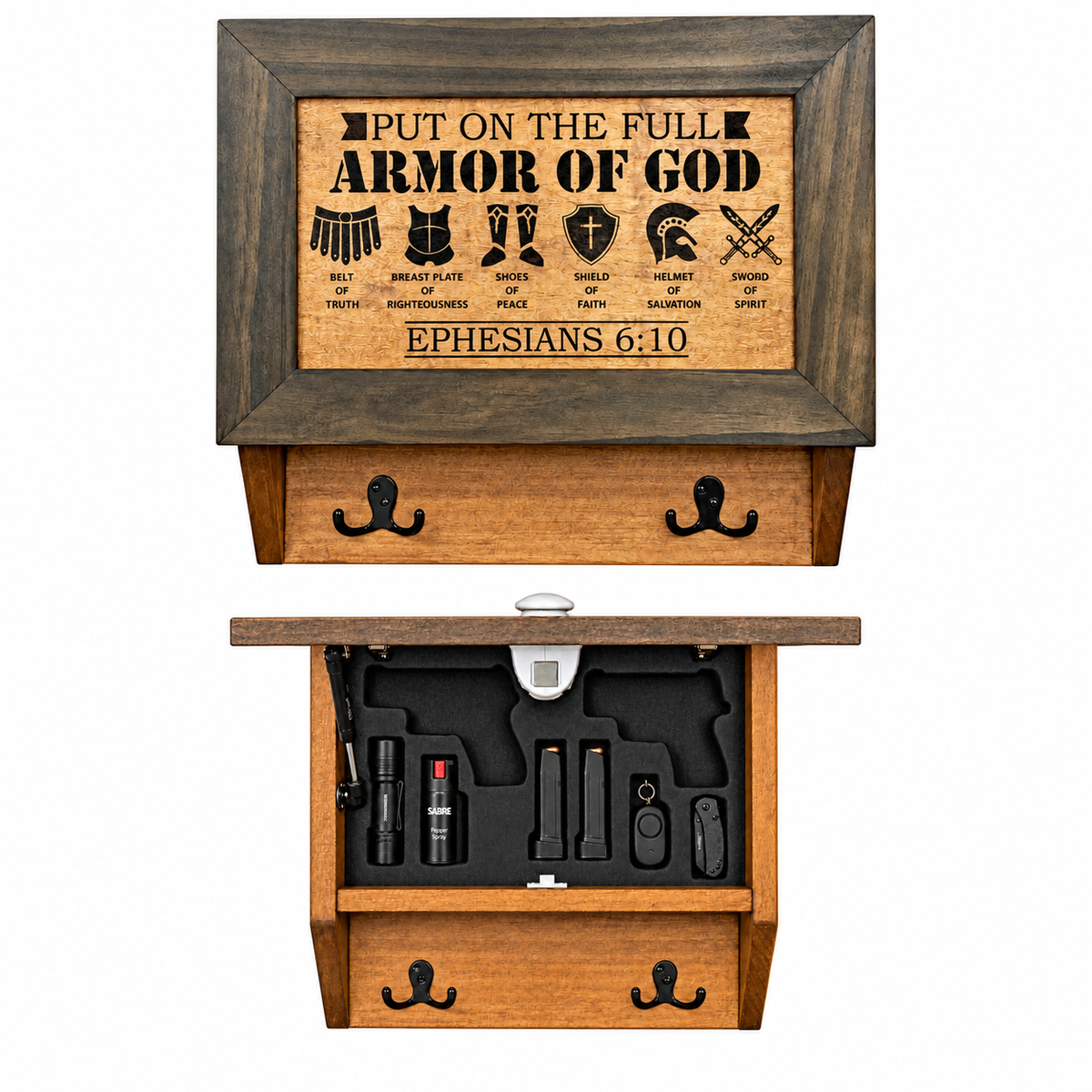 Hidden Gun Cabinet Put On The Full Armor Of God