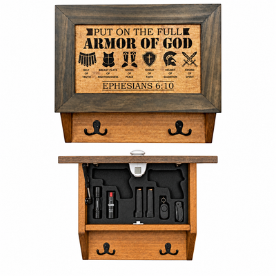Hidden Gun Cabinet Put On The Full Armor Of God
