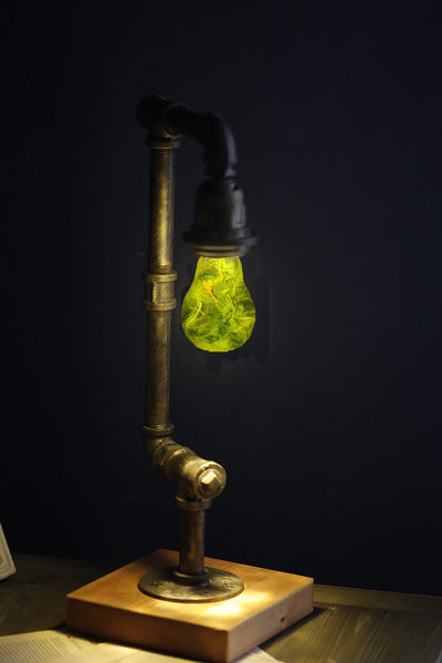 EP Light Galaxy Resin LED Bulb handcrafted with galaxy-inspired resin design