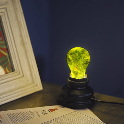 EP Light Galaxy Resin LED Bulb handcrafted with galaxy-inspired resin design
