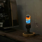 EP Light Sunrise handcrafted resin LED bulb with wooden base options