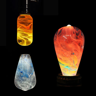 EP Light Xmas Gift Resin Bulb 3-Pack Bundle showing handcrafted resin LED bulbs