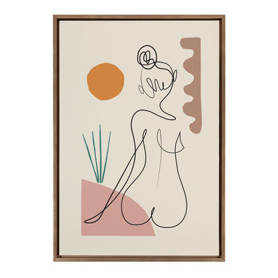 Sylvie Sunset Framed Canvas by kateandlaurel - product image 13 for Resin Society