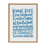 Sylvie Brave Bold Framed Canvas by kateandlaurel - product image 9 for Resin Society