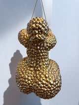 ESCALADORA INTERVENIDA (WALL SCULPTURE) GOLD by DEKOR - main product image for Resin Society
