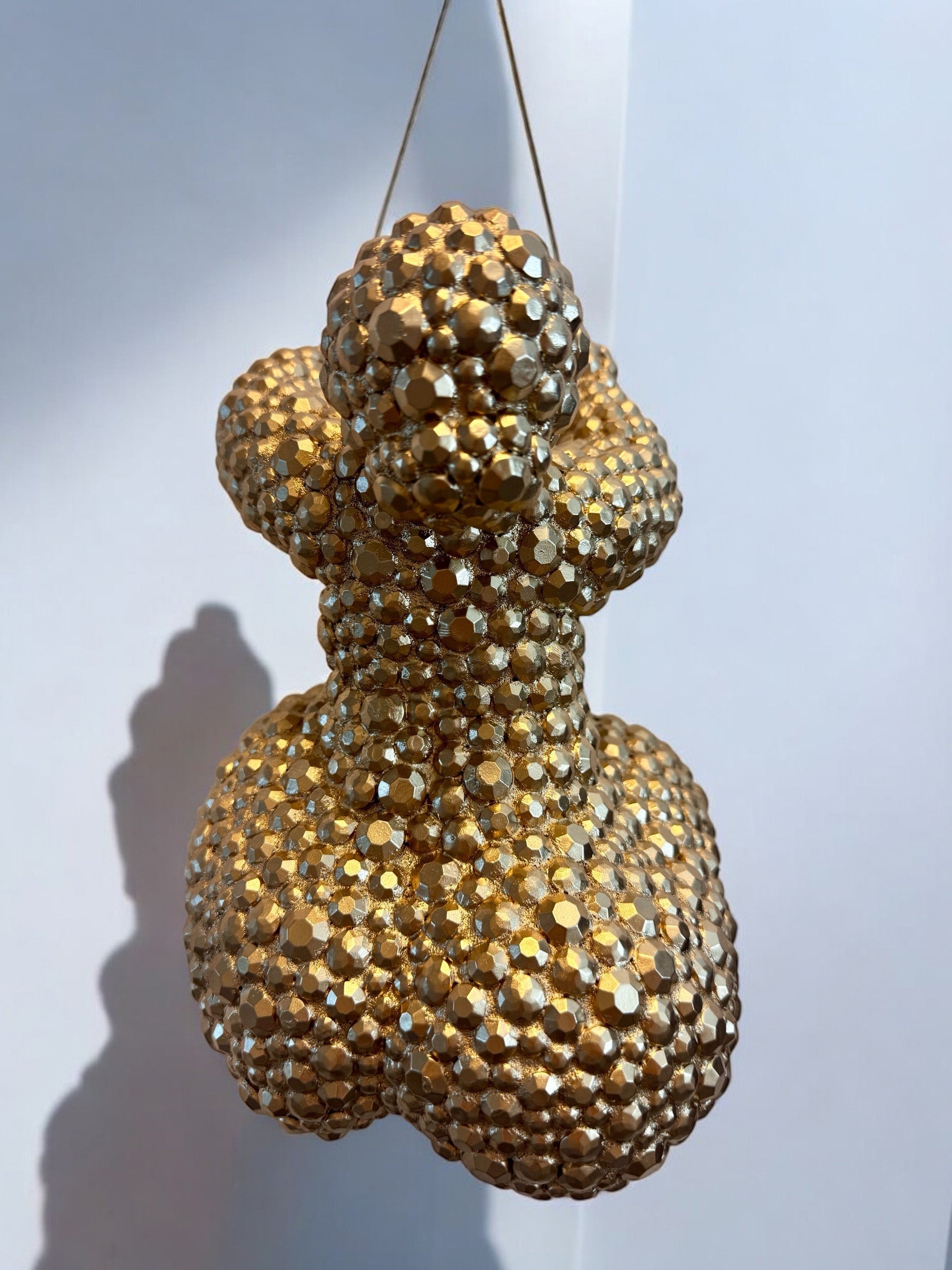 ESCALADORA INTERVENIDA (WALL SCULPTURE) GOLD by DEKOR - main product image for Resin Society