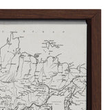 Sylvie Vintage Black and White World Map Framed Canvas Set by kateandlaurel - product image 15 for Resin Society