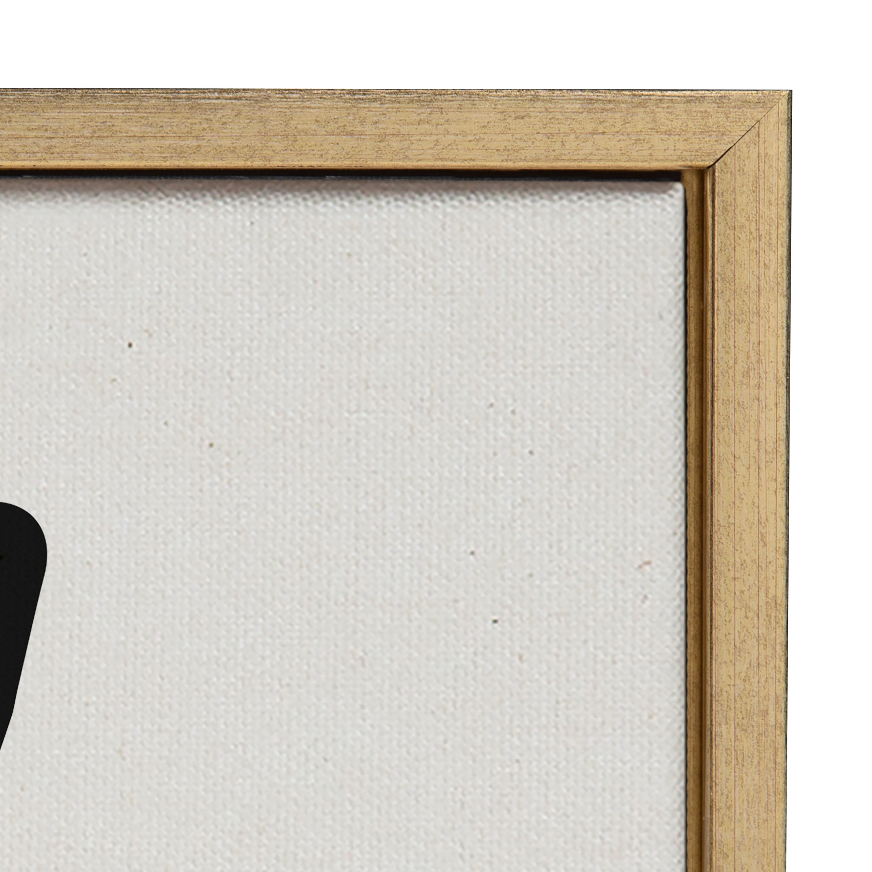 Sylvie Modern Botanical Neutral Abstract 2 Framed Canvas by kateandlaurel - product image 14 for Resin Society