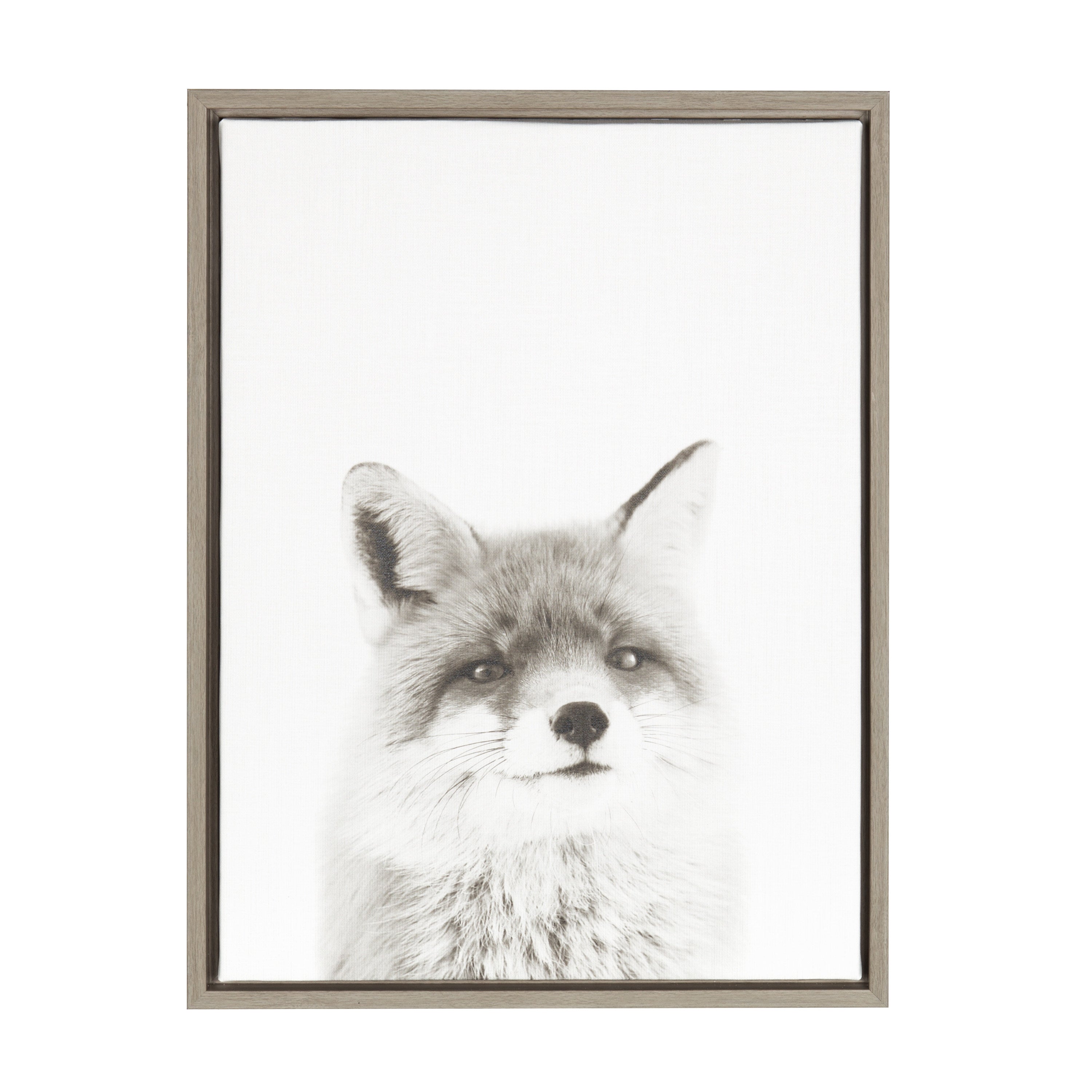 Sylvie Fox Portrait Framed Canvas by Simon Te Tai by kateandlaurel - product image 12 for Resin Society