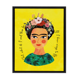 Sylvie Frida Framed Canvas By Mia Charro by kateandlaurel - main product image for Resin Society