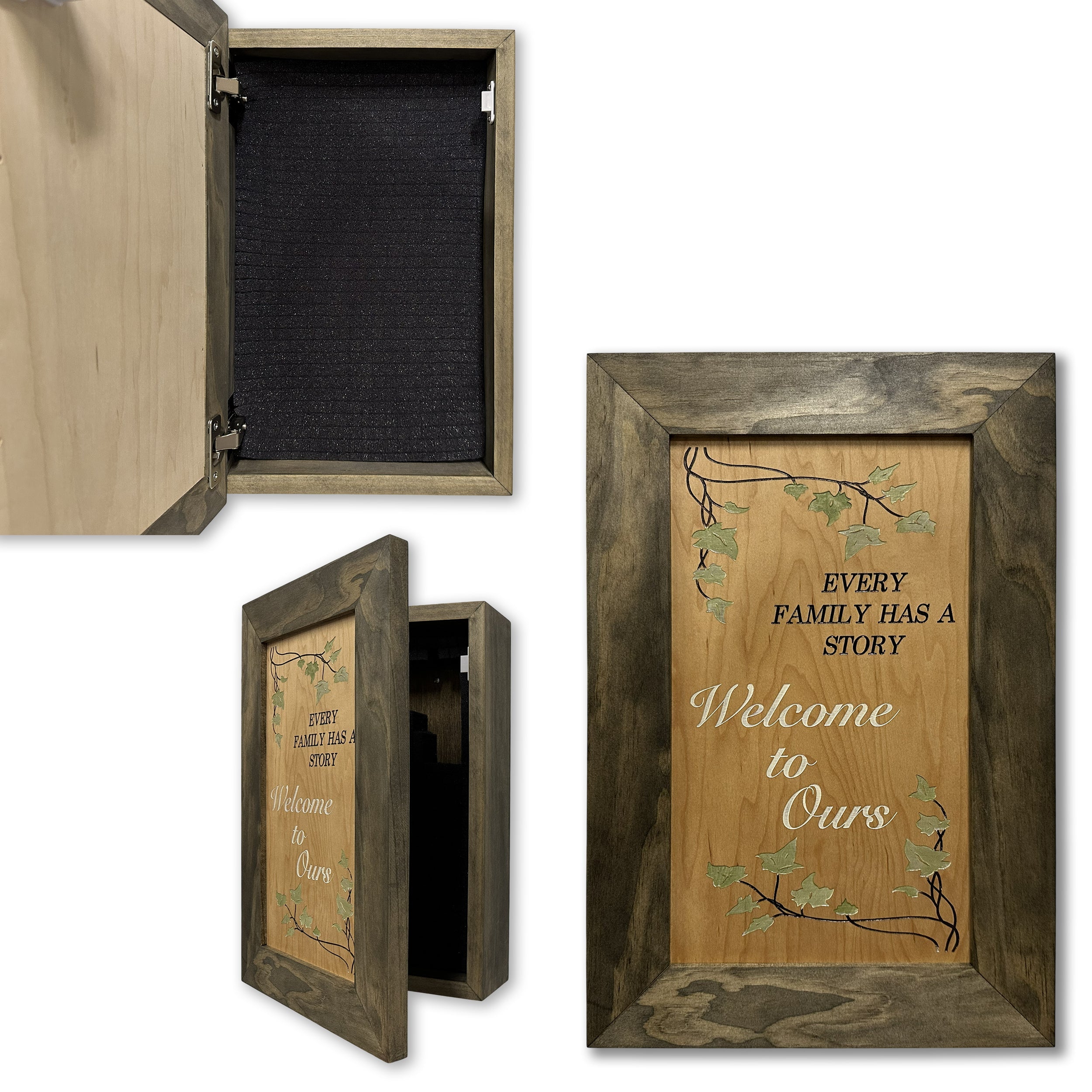 Hidden Gun Storage Every Family Story Concealed Shelf by Bellewood Designs - product image 9 for Resin Society