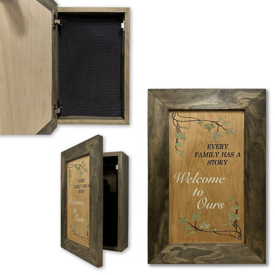 Hidden Gun Storage Every Family Story Concealed Shelf by Bellewood Designs - product image 9 for Resin Society