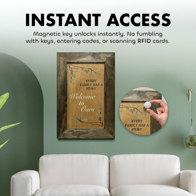 Hidden Gun Storage Every Family Story Concealed Shelf by Bellewood Designs - product image 3 for Resin Society