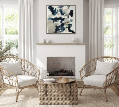 Sylvie Gilded Watercolor Framed Canvas by kateandlaurel - product image 10 for Resin Society