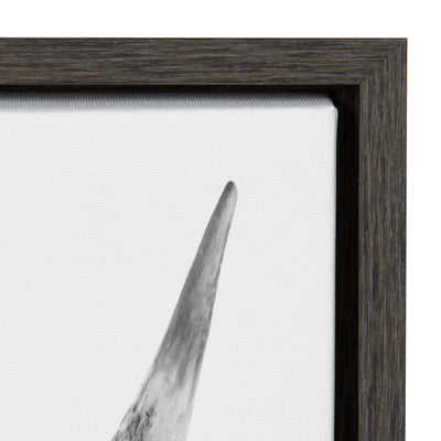 Sylvie Highland Cow Portrait Framed Canvas by Amy Peterson Art Studio by kateandlaurel - product image 15 for Resin Society