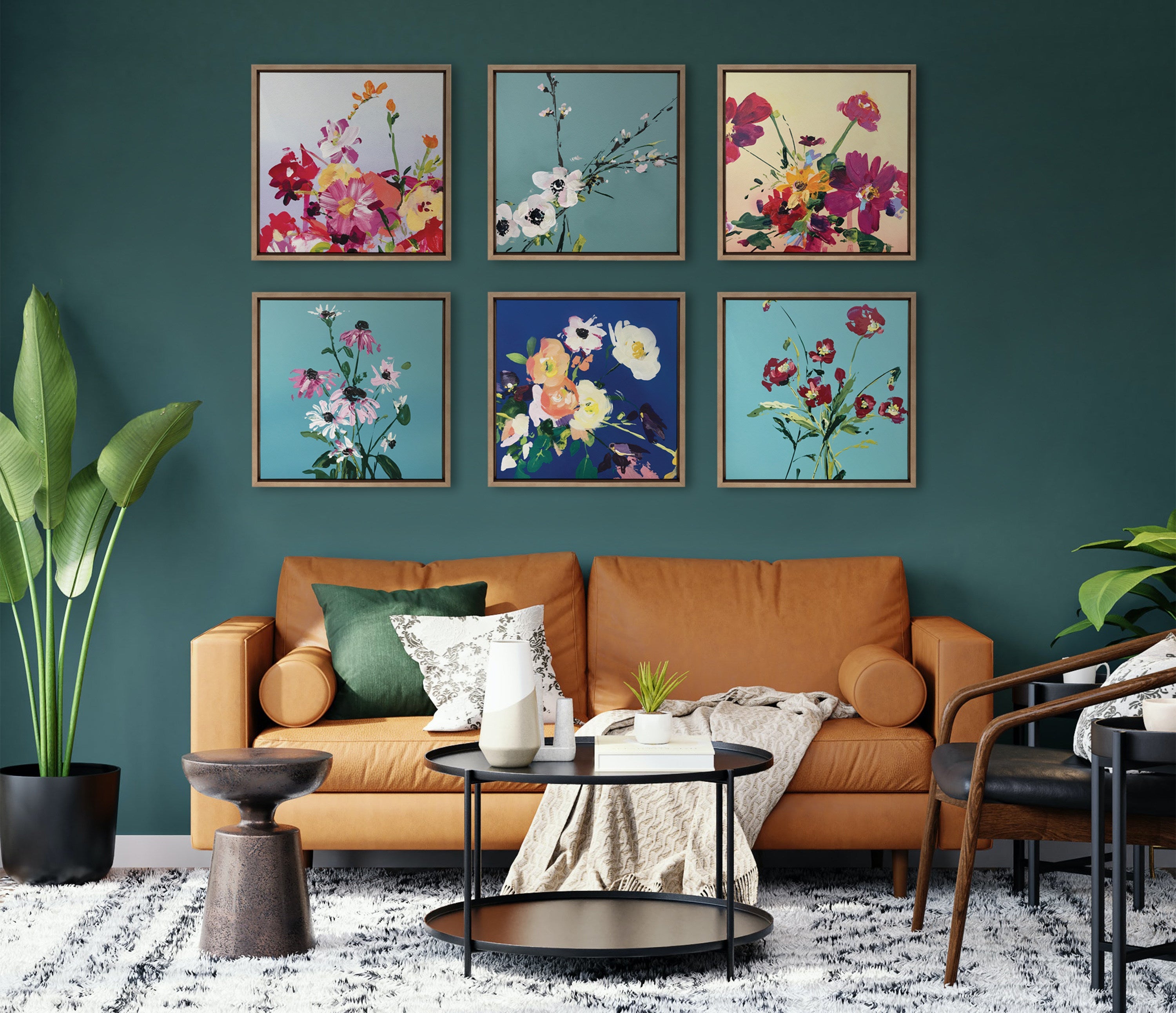Sylvie It Could Have Gone Two Ways They Said Framed Canvas by kateandlaurel - product image 5 for Resin Society