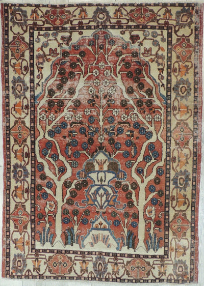 Exquisite Distressed Fine Persian Area Rug 5x7 Ft by Rugistan - product image 4 for Resin Society