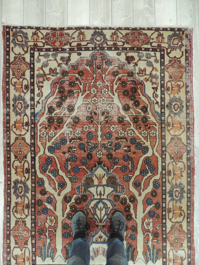 Exquisite Distressed Fine Persian Area Rug 5x7 Ft by Rugistan - product image 8 for Resin Society