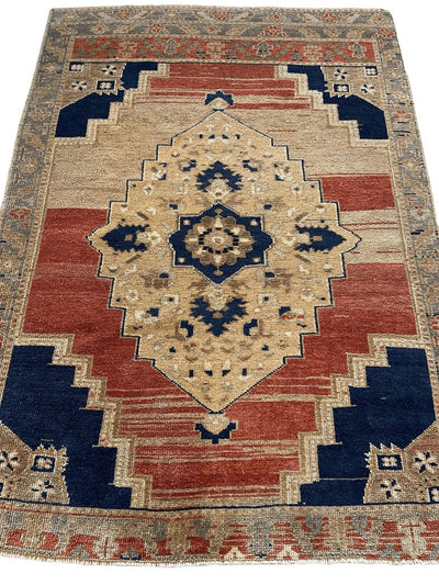 Exquisite handmade oushak rug 3'7''x5' by Rugistan - product image 4 for Resin Society