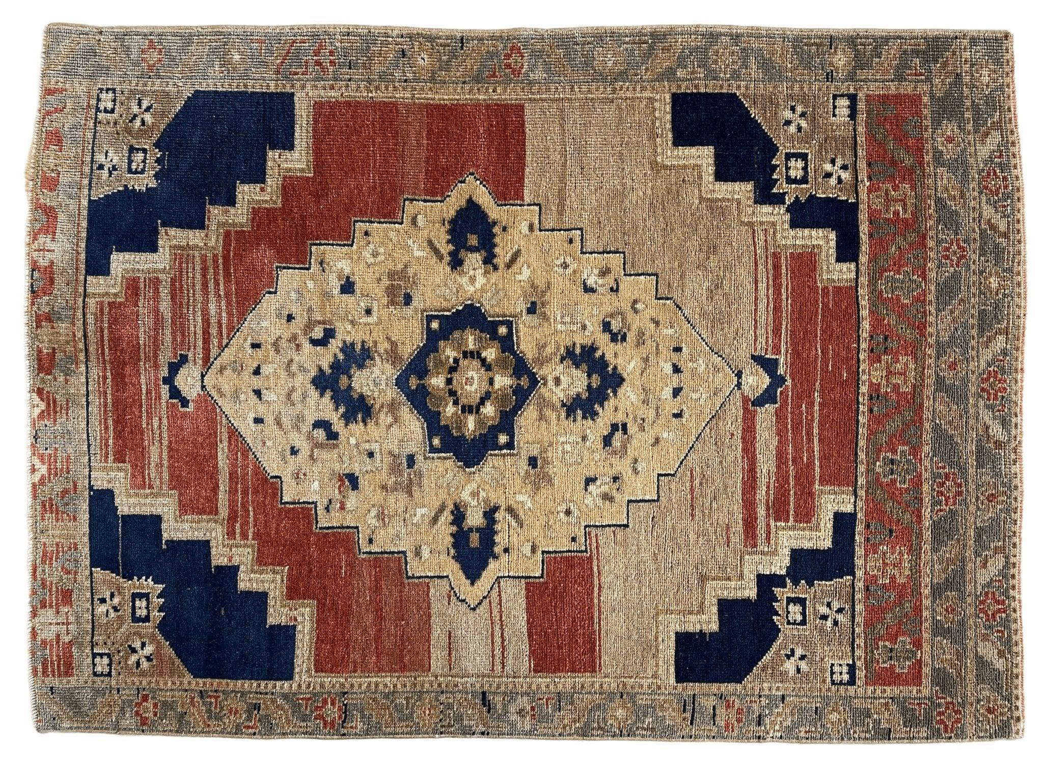 Exquisite handmade oushak rug 3'7''x5' by Rugistan - product image 5 for Resin Society
