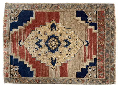 Exquisite handmade oushak rug 3'7''x5' by Rugistan - product image 5 for Resin Society