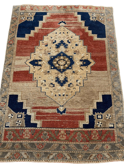 Exquisite handmade oushak rug 3'7''x5' by Rugistan - product image 6 for Resin Society