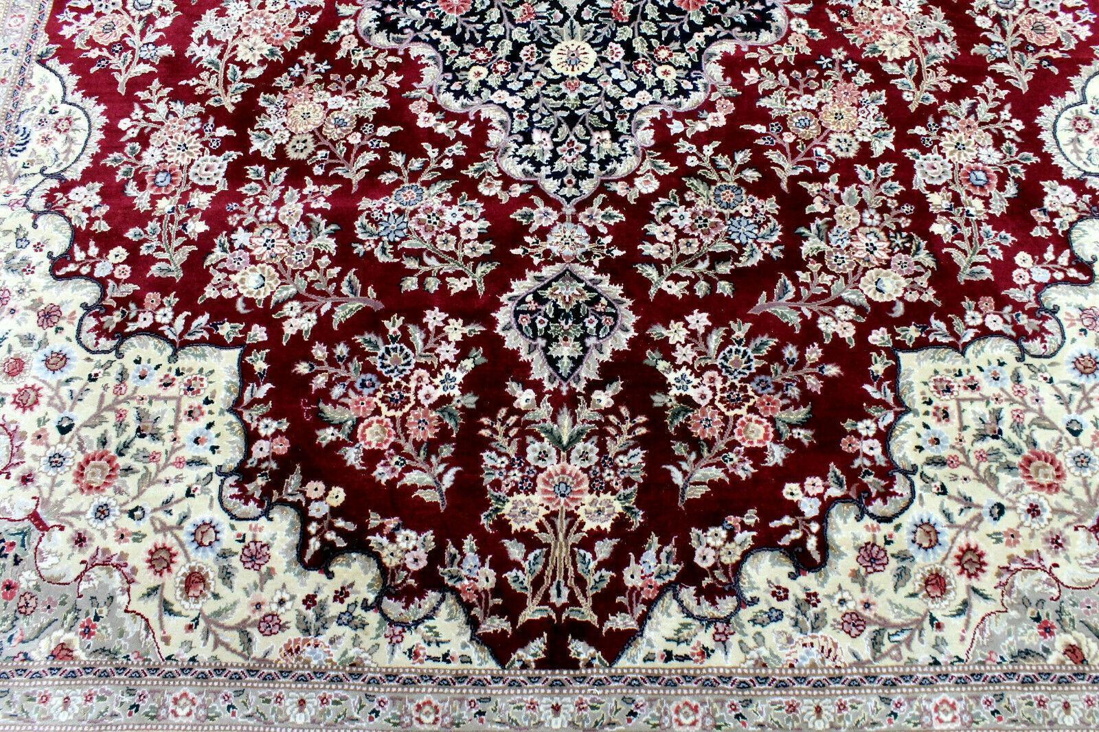 Exquisite Mint Hand-Knotted Peshawar Oriental Wool Rug – 9' x 12' by Rugistan - product image 11 for Resin Society