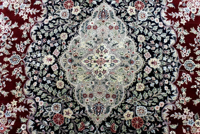 Exquisite Mint Hand-Knotted Peshawar Oriental Wool Rug – 9' x 12' by Rugistan - product image 4 for Resin Society