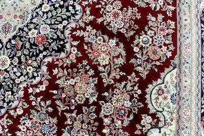 Exquisite Mint Hand-Knotted Peshawar Oriental Wool Rug – 9' x 12' by Rugistan - product image 5 for Resin Society