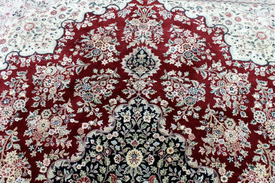 Exquisite Mint Hand-Knotted Peshawar Oriental Wool Rug – 9' x 12' by Rugistan - product image 6 for Resin Society