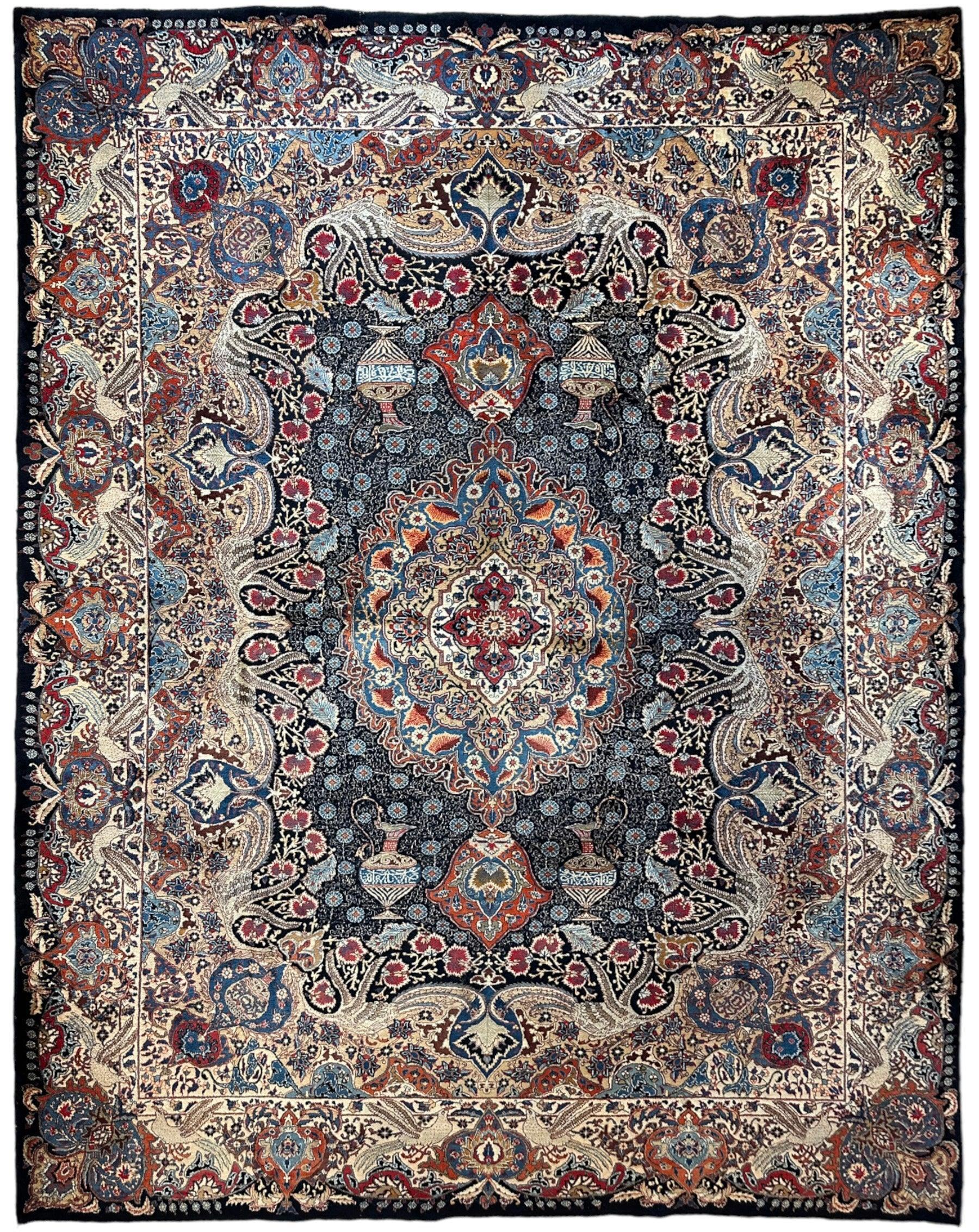 Exquisite Persian Kashmar Rug 9’11” x 13’3” by Rugistan - main product image for Resin Society