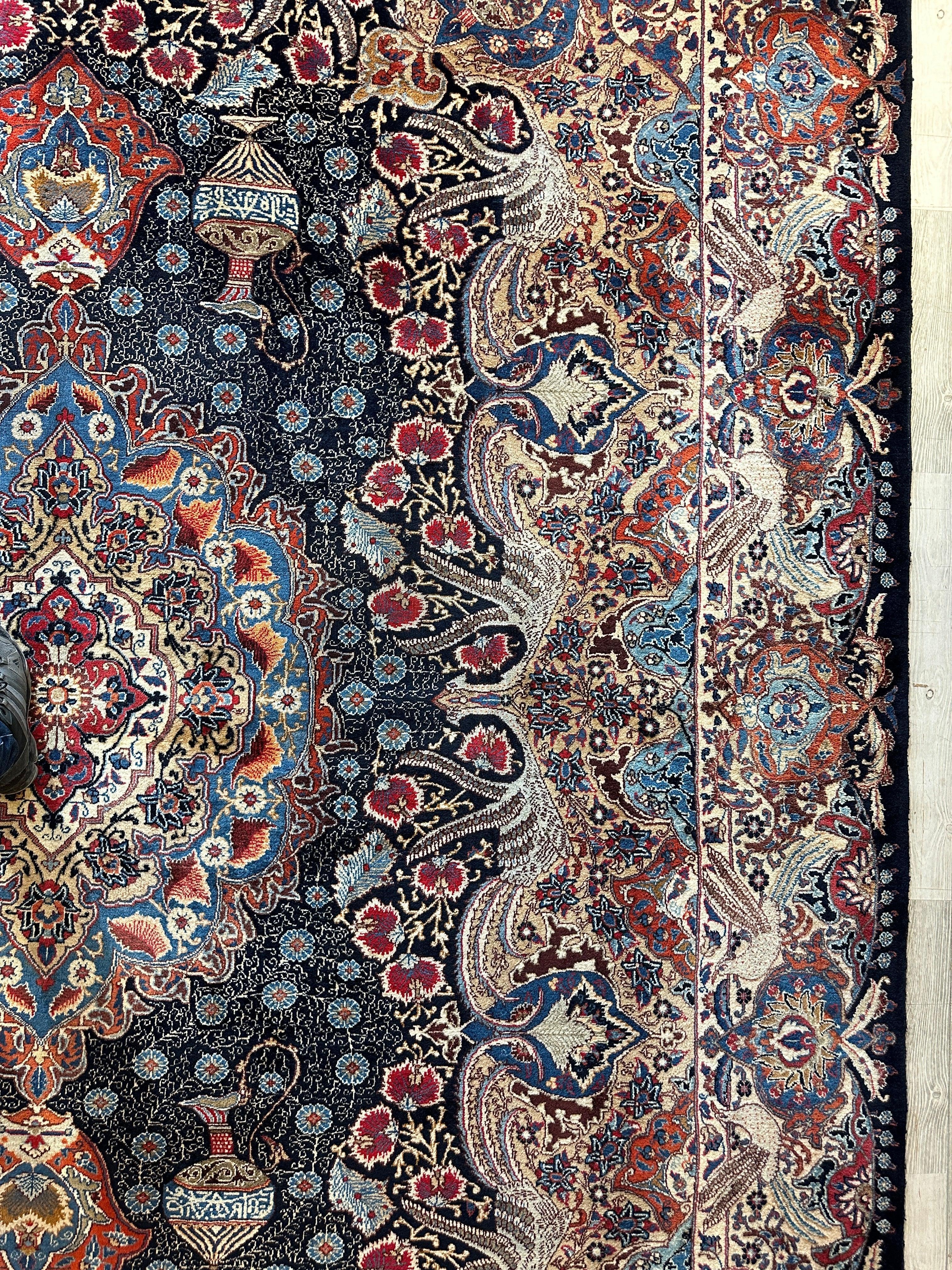 Exquisite Persian Kashmar Rug 9’11” x 13’3” by Rugistan - product image 13 for Resin Society