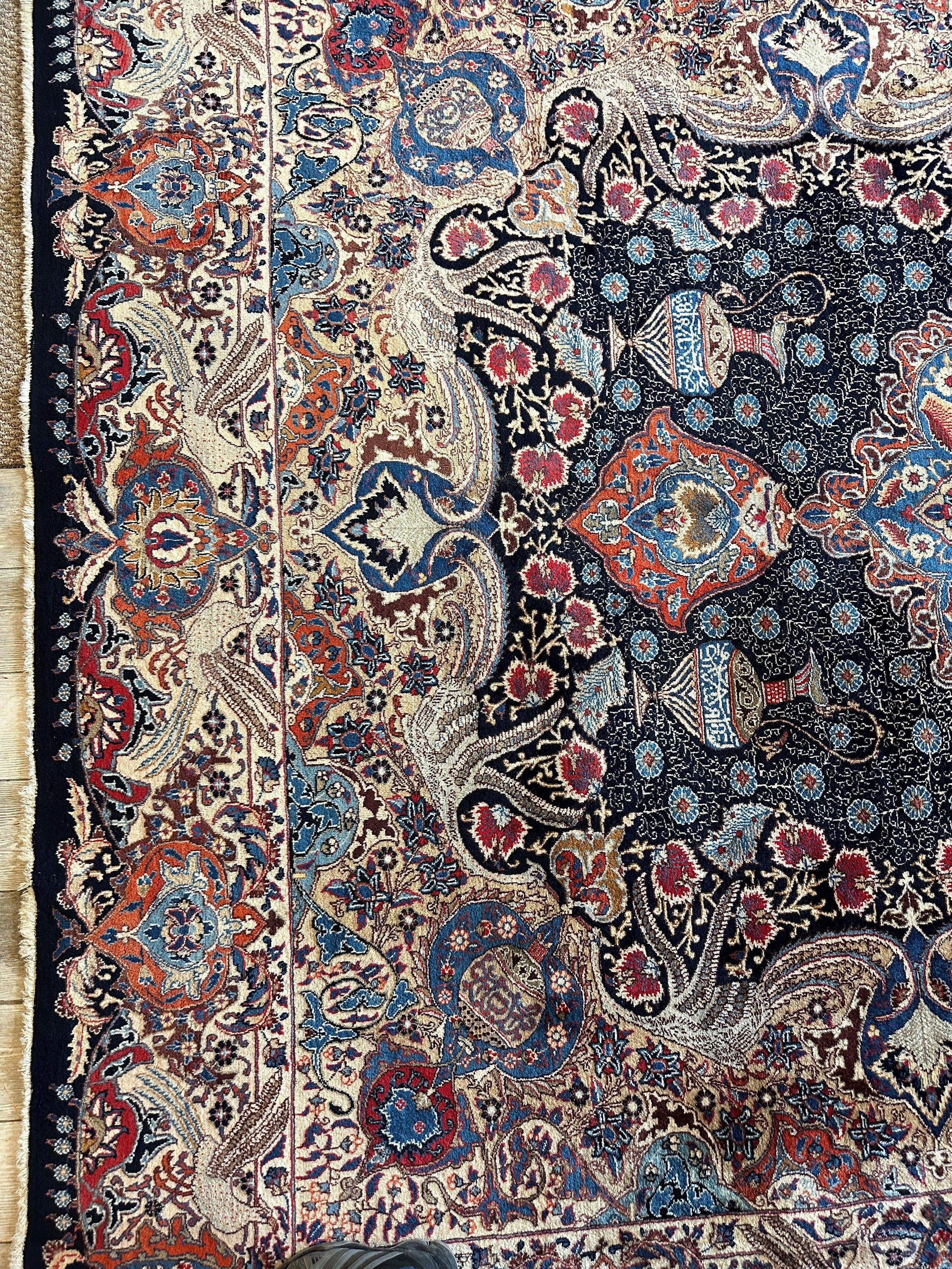 Exquisite Persian Kashmar Rug 9’11” x 13’3” by Rugistan - product image 15 for Resin Society