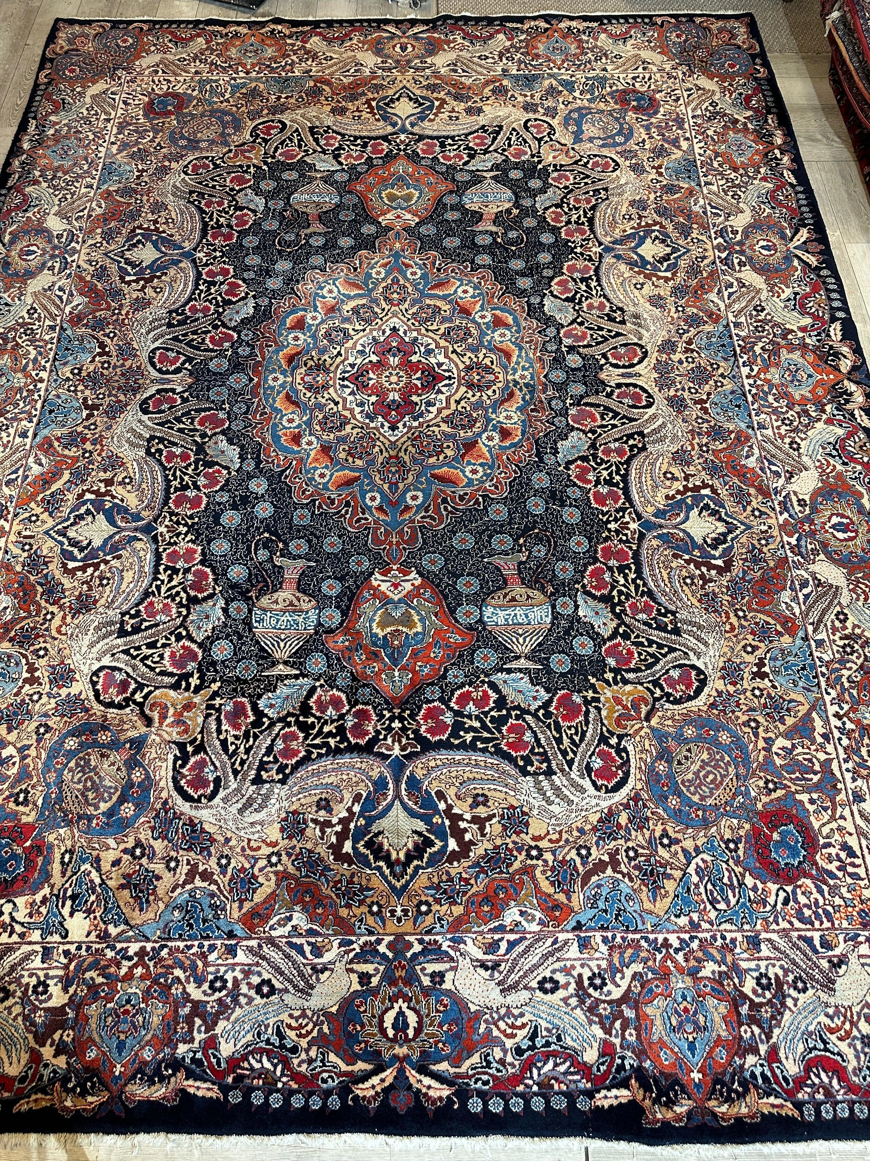 Exquisite Persian Kashmar Rug 9’11” x 13’3” by Rugistan - product image 6 for Resin Society