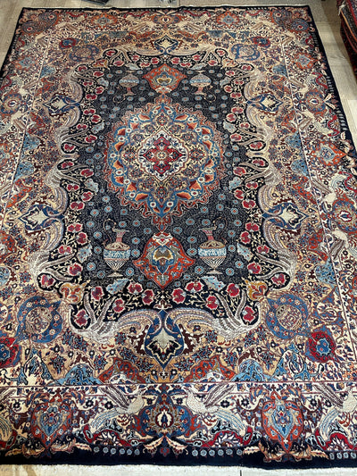 Exquisite Persian Kashmar Rug 9’11” x 13’3” by Rugistan - product image 6 for Resin Society