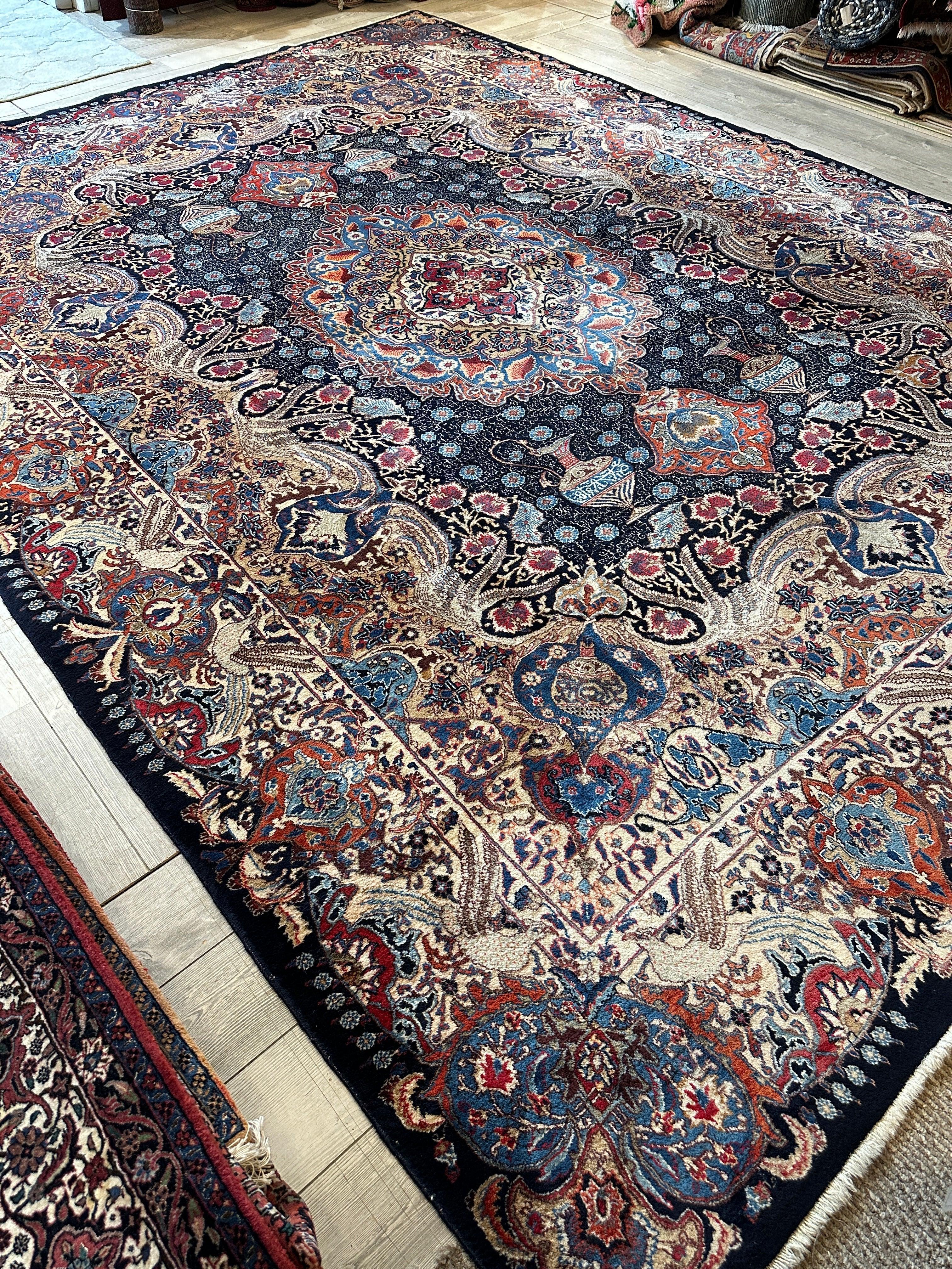 Exquisite Persian Kashmar Rug 9’11” x 13’3” by Rugistan - product image 9 for Resin Society