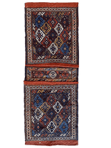 Exquisite Persian Qashqai Nomadic Vintage Khorjin ‘Saddle bag’ by Rugistan - product image 2 for Resin Society