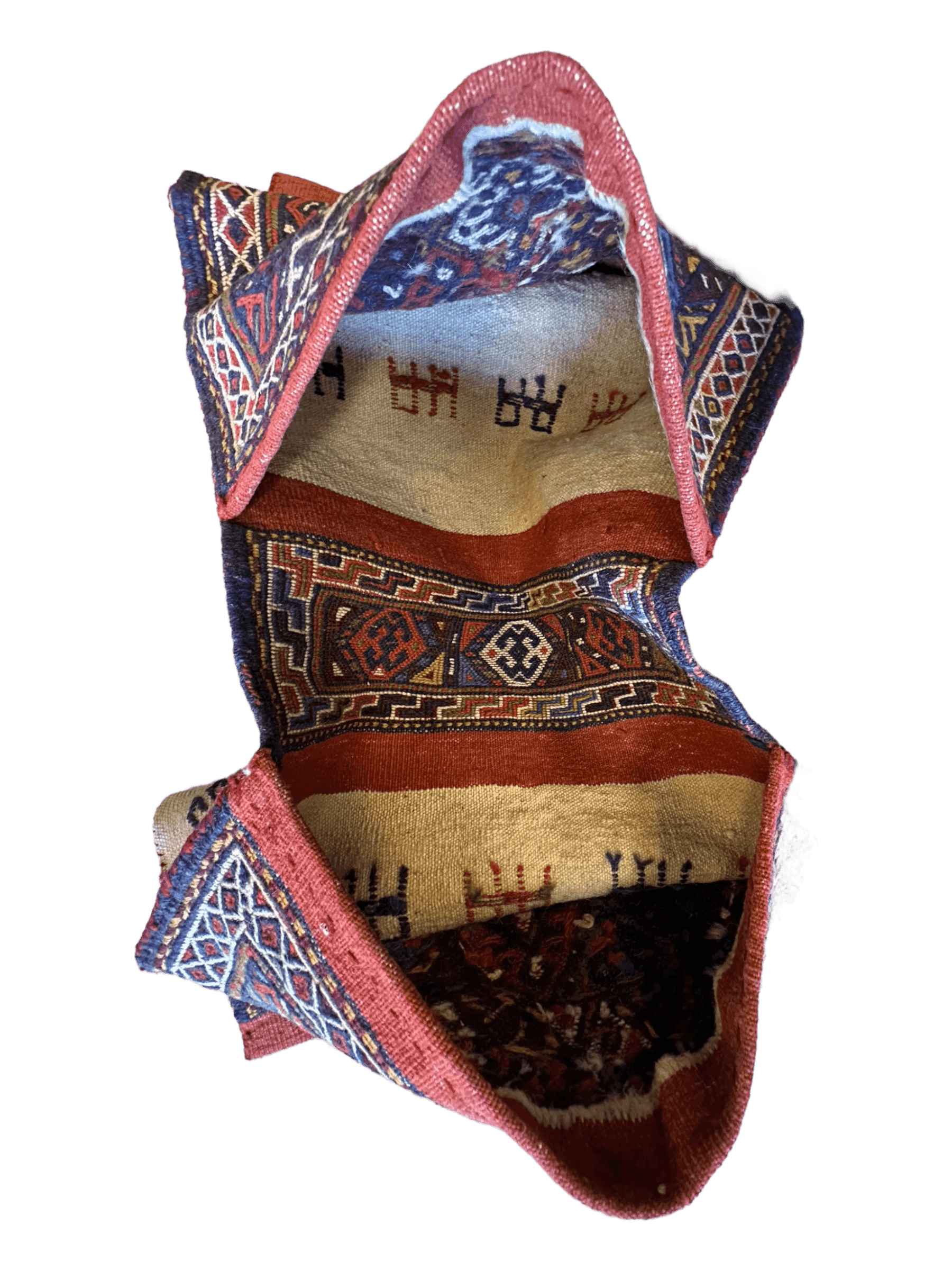 Exquisite Persian Qashqai Nomadic Vintage Khorjin ‘Saddle bag’ by Rugistan - product image 4 for Resin Society